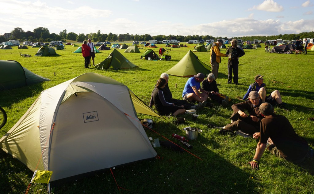 Camping at the 2015 York Rally. Photo: Mike Handley