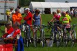 Displays of classic bikes at the York Rally 2019