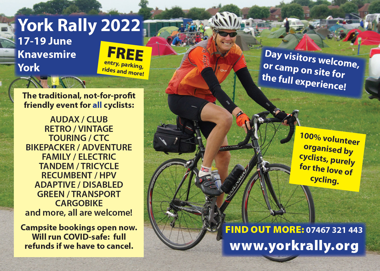 York Rally A5 leaflet 2022 front page